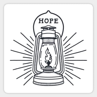 Lantern of Hope Illustration Magnet